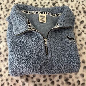 VS Pink Light Blue Sherpa